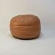 Leather round Pouf De Sede, 70