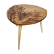Table basse en bois pieds compas