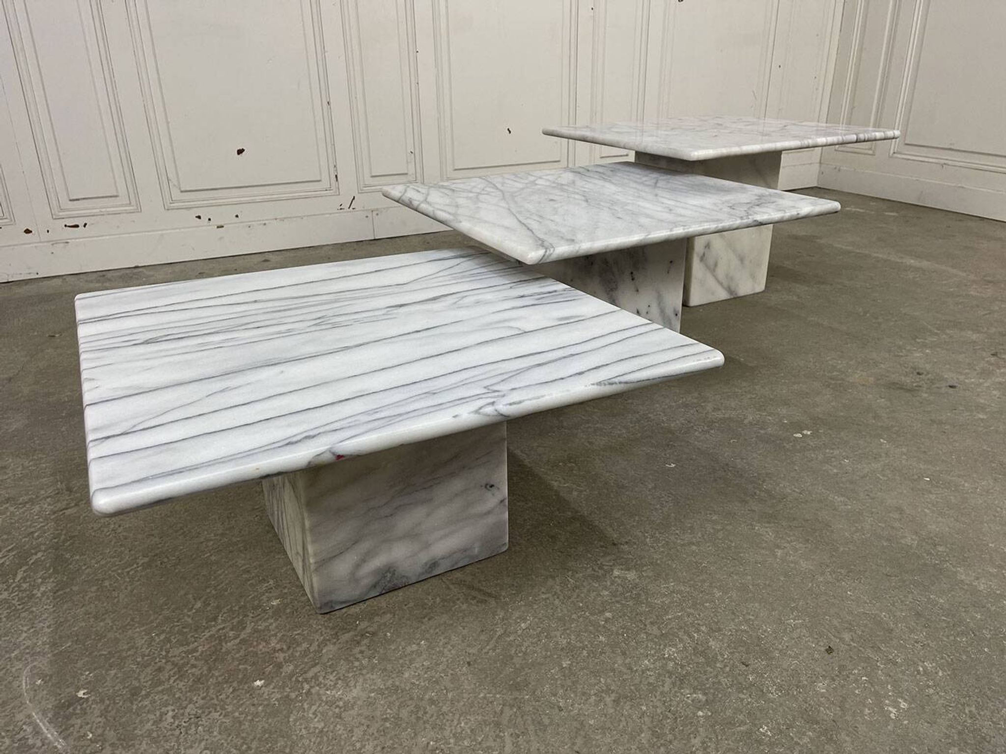 Vintage marble coffee tables