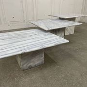 Vintage marble coffee tables