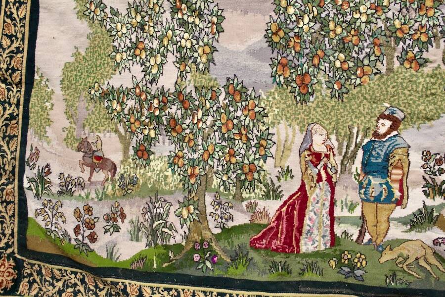 Tapisserie "Scène Champêtre" semi mécanique