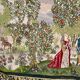 Semi-mechanical "Country Scene" tapestry
