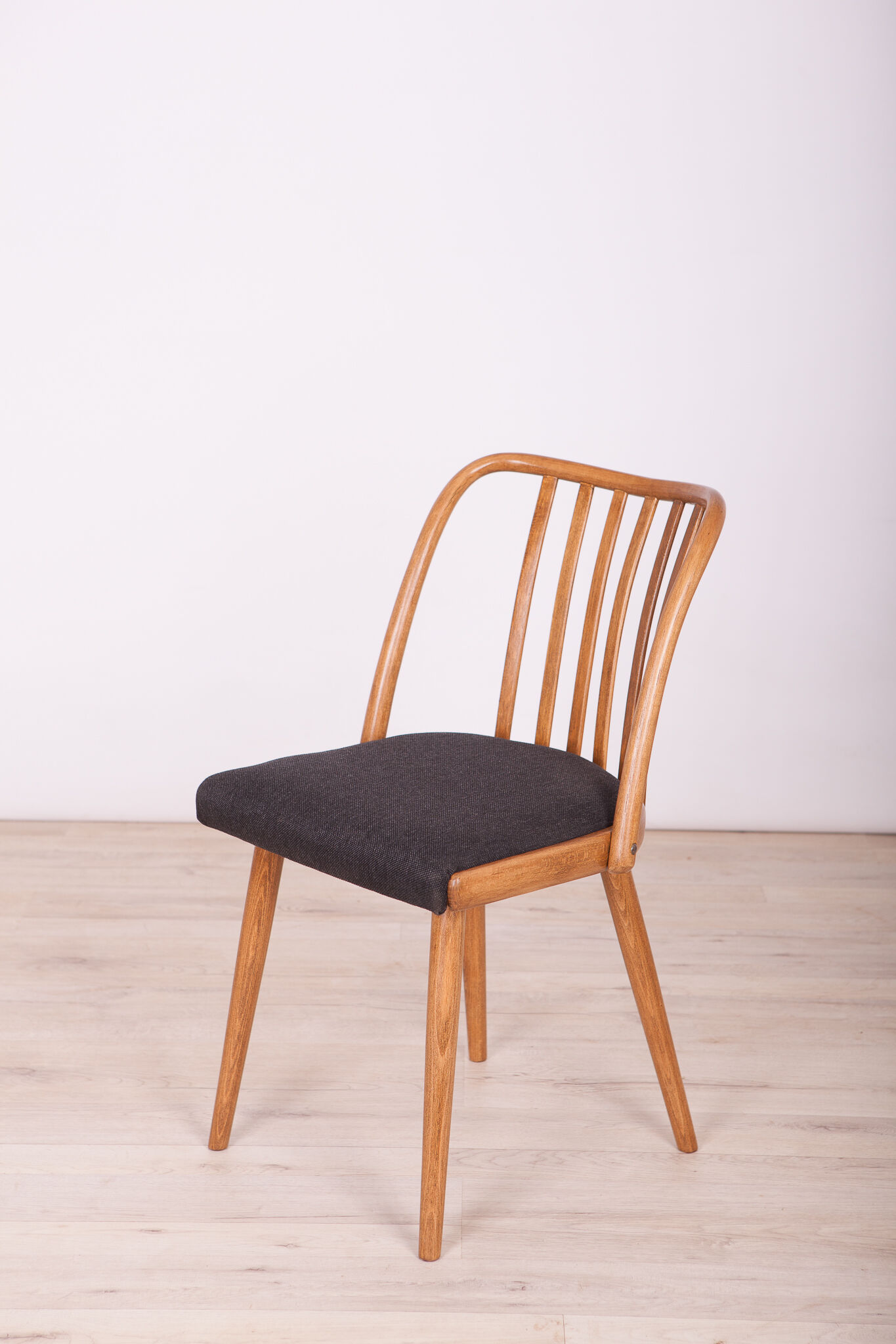 Black Dining Chairs by Antonin Suman for Ton, 1960s, Set of 4