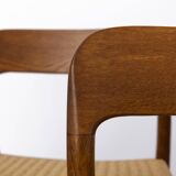 Set of 6 Niels Otto Møller Model 75 Chairs – Oak, 1950s, Refurbished