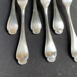 6 christofle pompadour table forks
