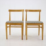 1960s Set of Four Minimalist Dining Chairs, Czechoslovakia