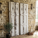 Pair of old shutters