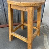 Rustic ash farm stool 1940