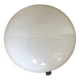 Plafonnier, applique rond vintage en verre opalin