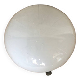 Old Ceiling Light Opaline Wall Lamp Round Opaline Glass Vintage #A707