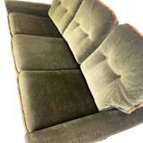 Seat / vintage moss green sofa