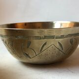 Set of brass Chinese cups