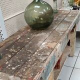 Vintage wooden workbench