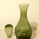 Carafe and its cap 70s, height 28 cm