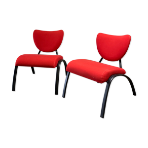 Paire de fauteuils vintage