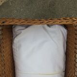 Large cradle wicker vintage organic mattress with "sound"