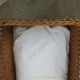 Large cradle wicker vintage organic mattress with "sound"