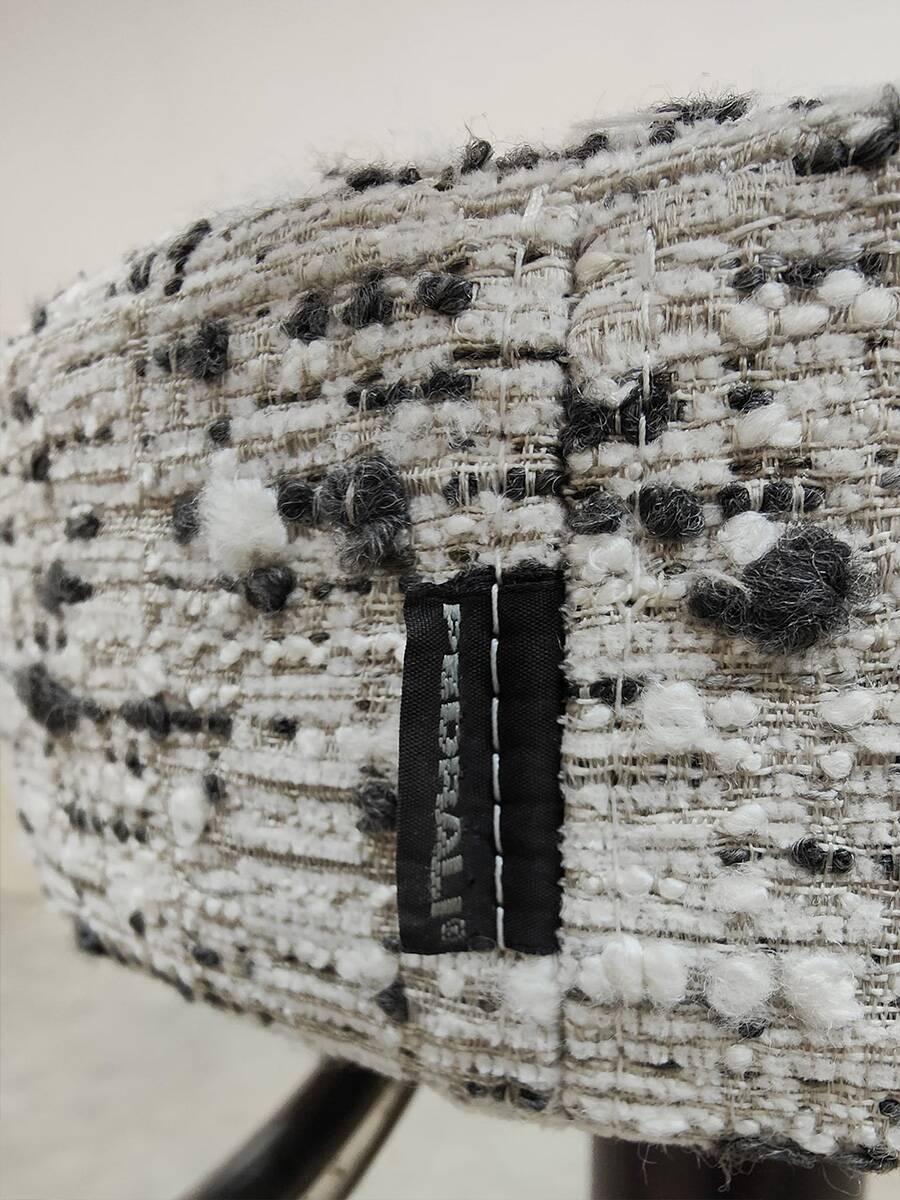 Vintage Italian design bar stools Bouclé Pedrali 1970