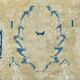 10x13 Blue & Peach Floral Antique 55s Persian Rug, 301x388Cm