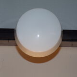 Vintage opaline spinning top pendant light