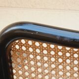 Armchair Cesca B64 black and wicker