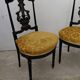 Pair of musical chairs, 19th century