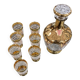 Service alcool carafe verres liqueur Verrerie de Monaco