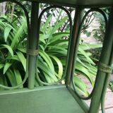 Rattan shelf