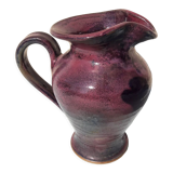Signed ceramic pitcher