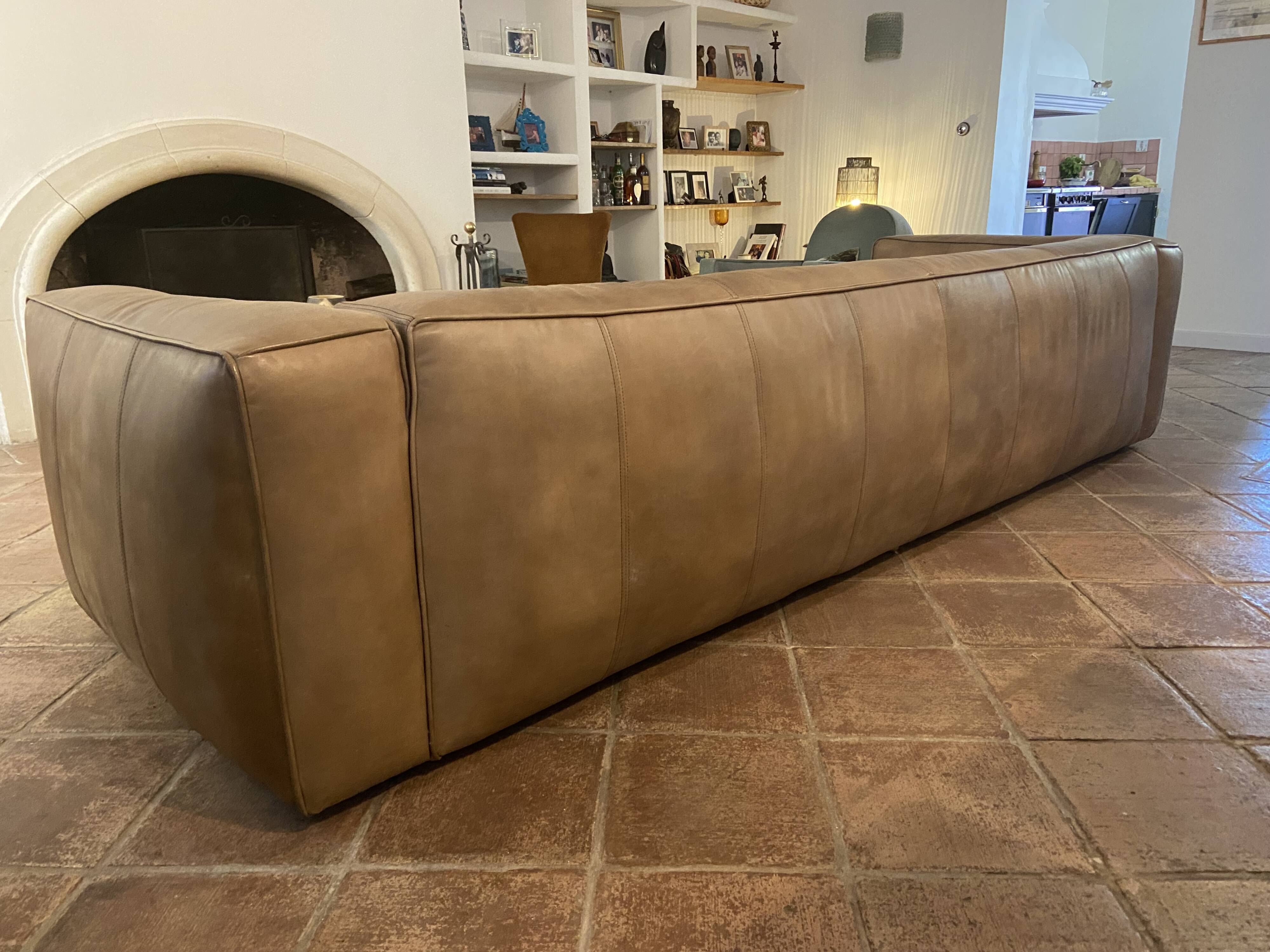 leather sofa