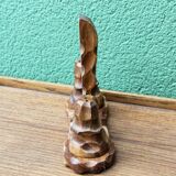 Brutalist servant in olive wood