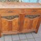 Art Nouveau buffet in walnut and oak from the 1900s.