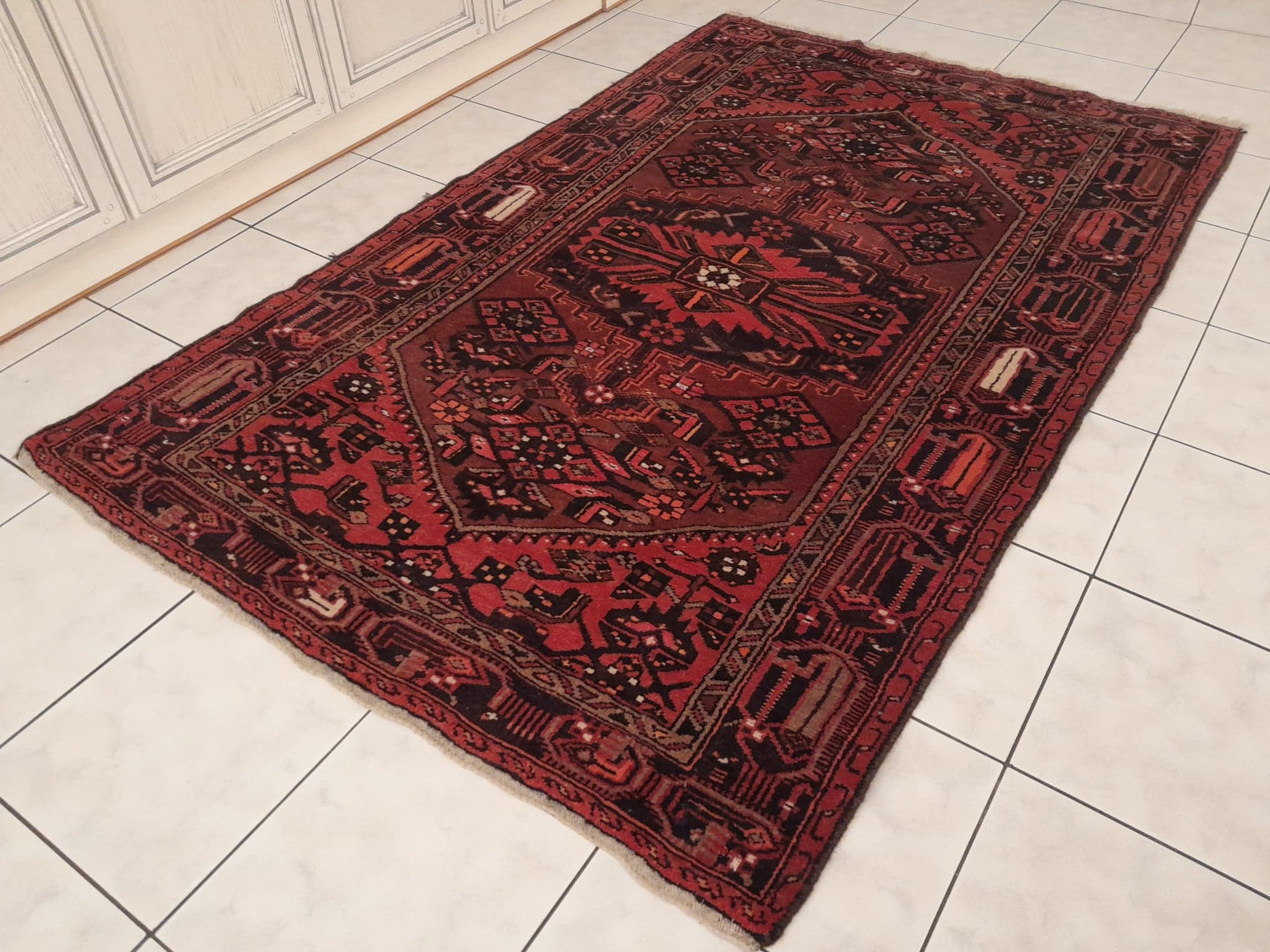 Tapis persan hamadan fait main 213x134cm