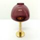 Scandinavian candle holder Hans-Agne Jakobsson Claudia purple L102/32 1960
