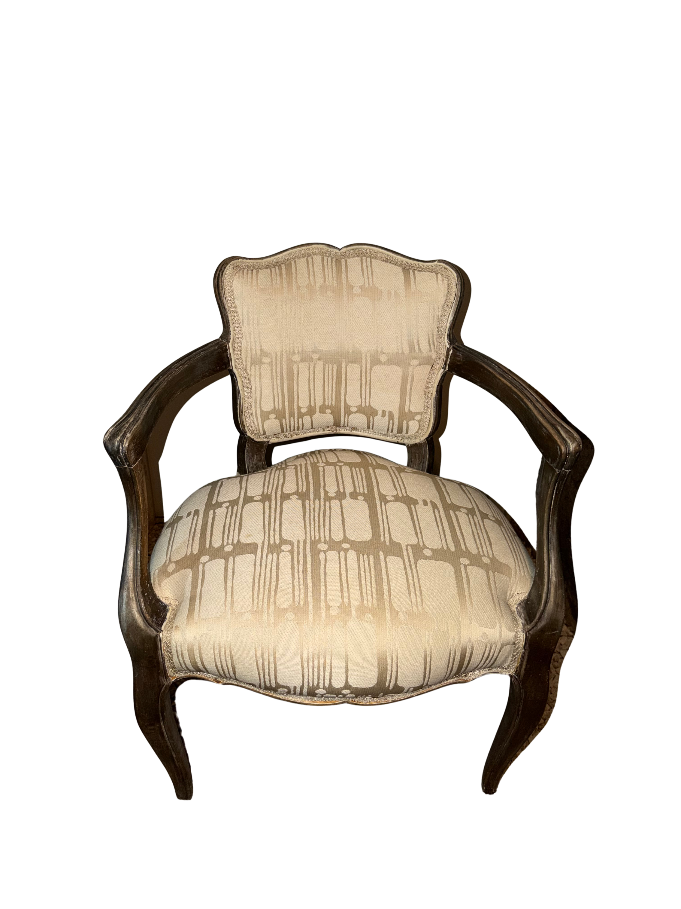 Louis XV style wooden armchair