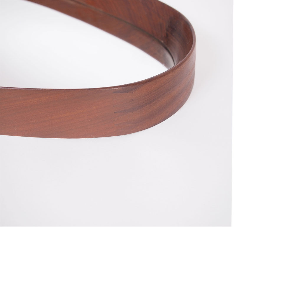 Scandinavian vintage oval mirror