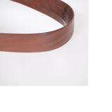 Scandinavian vintage oval mirror