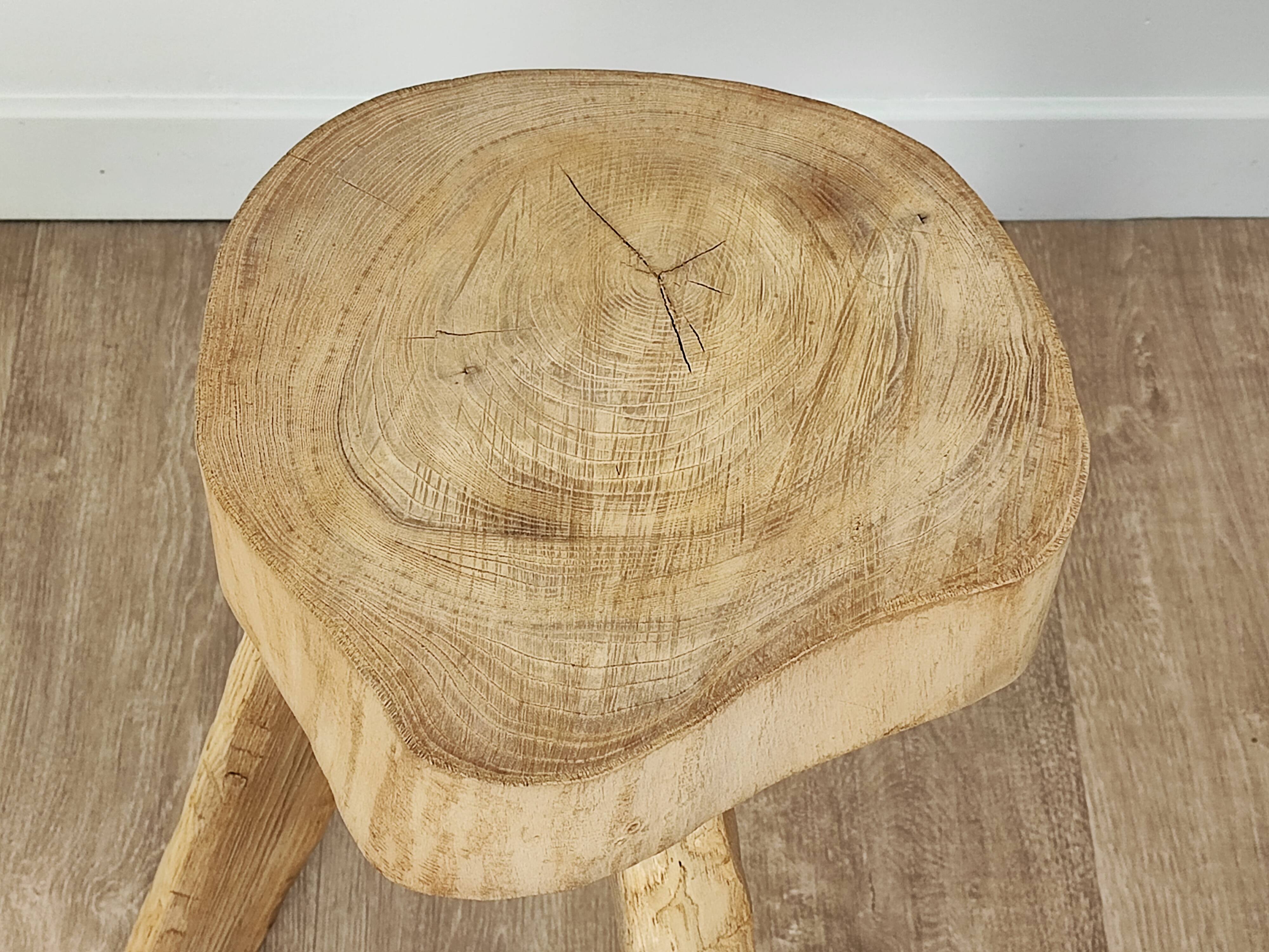 Brutalist tripod stool