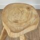 Tabouret tripode brutaliste