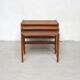 Tables in teak, Denmark 1960