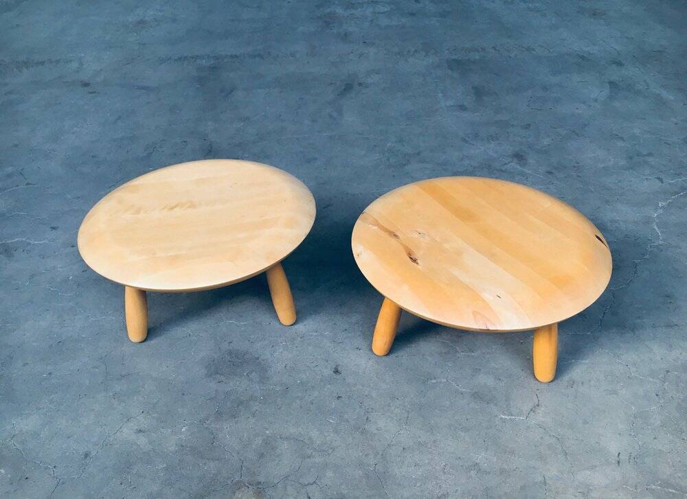 Vintage Karljohan Side Table Set by Christian Hallerod for Ikea, 1990s, Set of 2