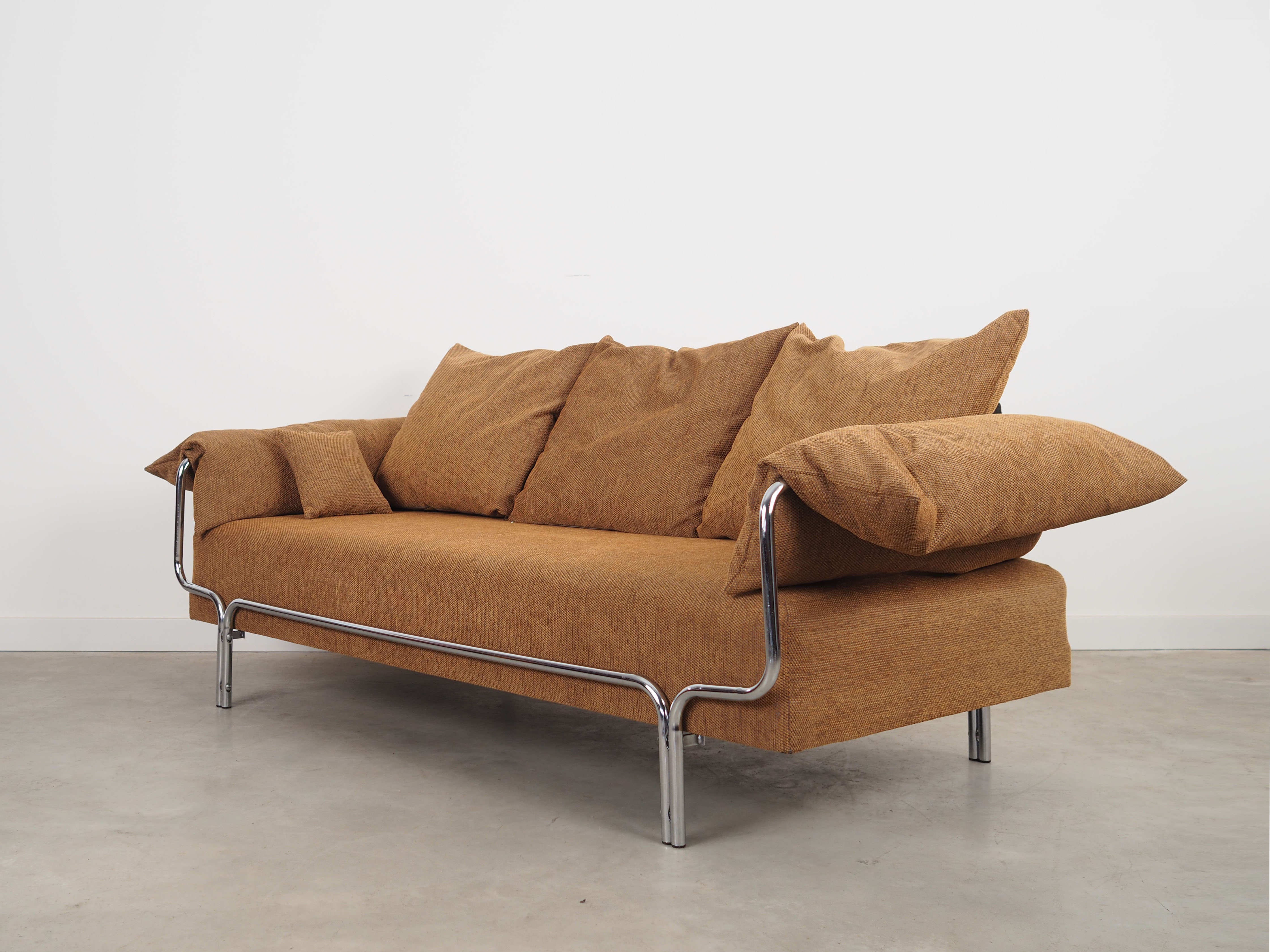 Brown sofa, Danish design, 1970s, production: Denmark