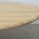 French Coffee Table in Travertine and Marble, 1960s