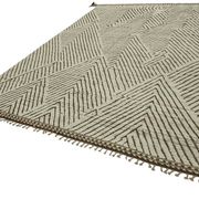Handwoven Tribal One of a Kind 272 cm x 375 cm Beige Wool Carpet