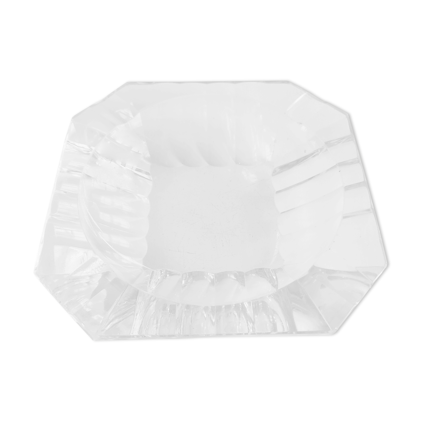 Val Saint Lambert crystal ashtray
