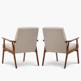 Pair of śnieżnik armchairs from the 70s.
