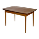 Double-extendable vintage mid-century teak dining table, 1960s