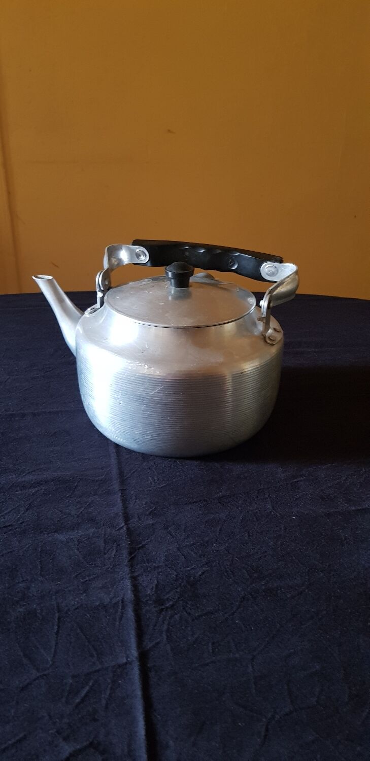 Aluminum kettle. Soviet manufacturing. 1940s.