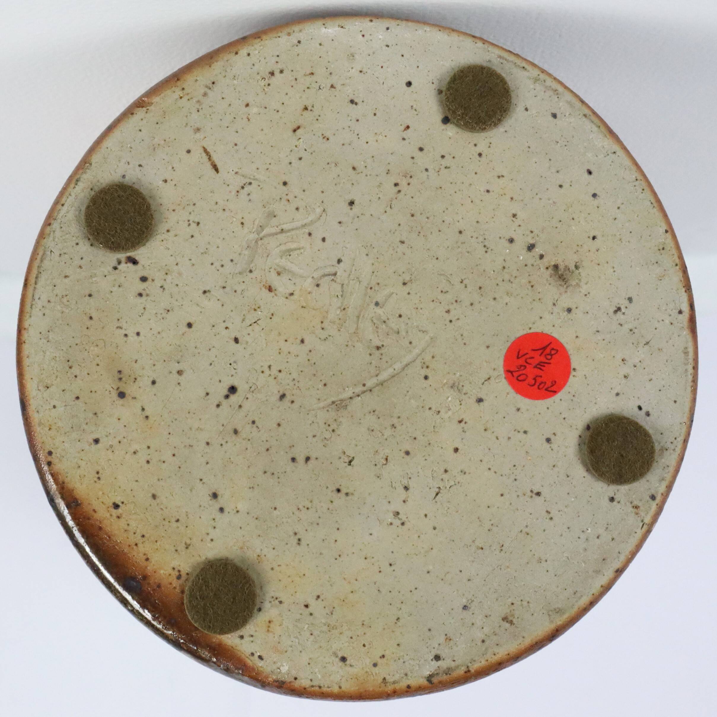 Stoneware pitcher vase by Pedley La Borne 1970