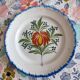 Old ceramic plate